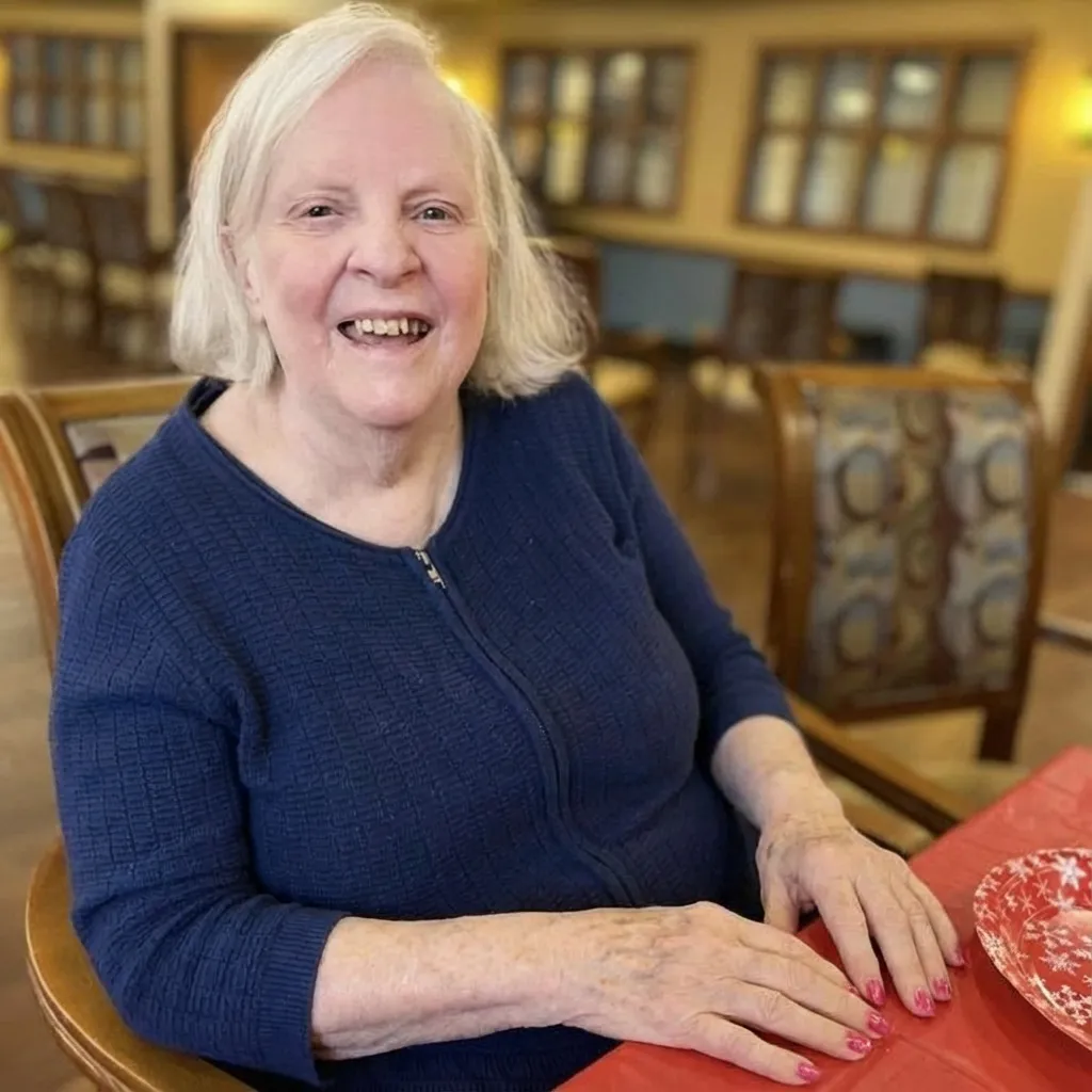 Happy resident at The Alton