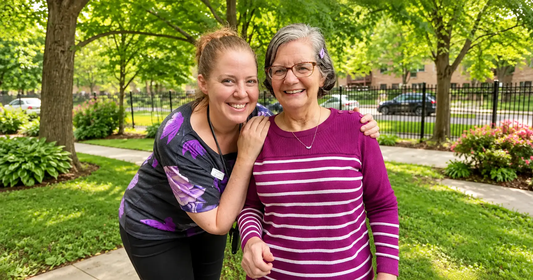 A resident at The Alton Memory Care in St. Paul